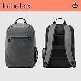 HP Prelude, Zaino per Laptop fino da 15,6", con Cinghie Imbottite Antiscivolo e Cerniera Colorata, 1 Scomparto Principale e 6 Tasche Interne ed Esterne, Realizzato con Materiale Riciclato, Grigio - 7