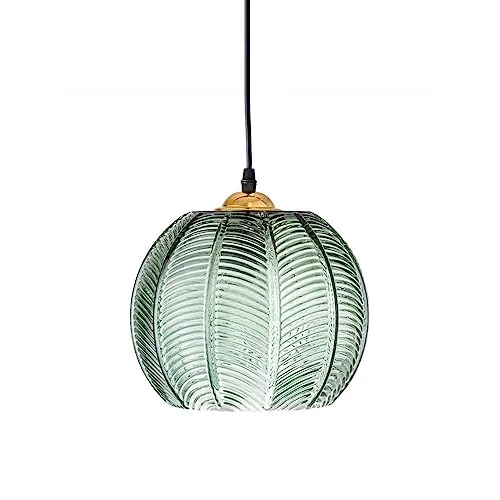 Suspension en verre rétro MOCHAMIK, luminaire décoratif d'hôtel