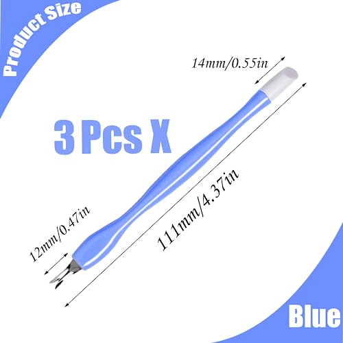 3 Pcs Cuticle Trimmer, V Spintore della Rimuovi