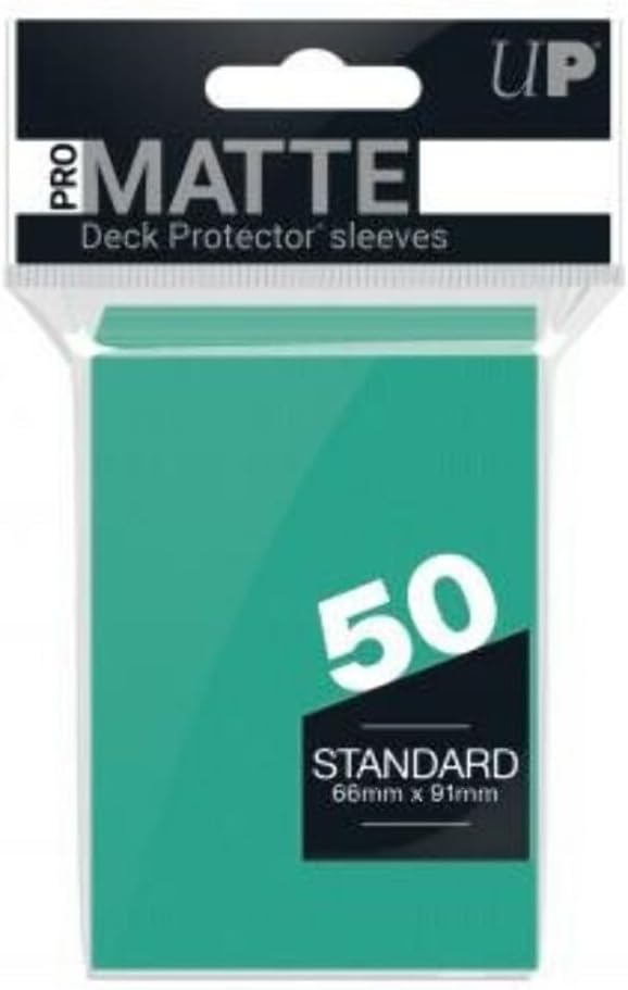 Ultra Pro Standard PRO-Matte Deck Protectors for Pokemon & Magic - Aqua (50 ct.)