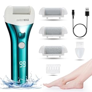 BarberBoss QR-5088 Elektrische Fußfeile Pediküre Set