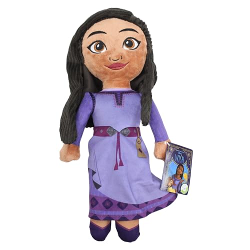 Peluche Asha Disney Wish de 30 cm | Doudou brodé super doux pour enfant