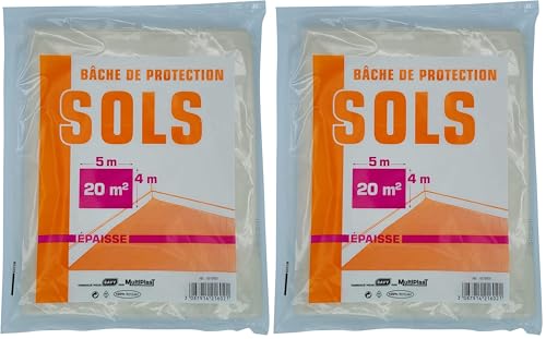 SAVY Bâche de protection sol 4m x 5m
