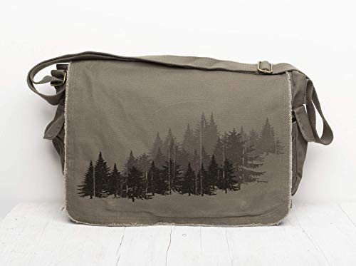 printed messenger bag