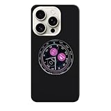 UOWORLD | 互換品OPPO Find X3 Pro OPG03対応 ケース ブラック ストラップホール付き ガラスフィルム付き 軽量 保護カバー 時計 おしゃれ TPU素材 ソフト スタンド機能付き ワイヤレス充電 カバー(Ring カラー：パープル Purple)