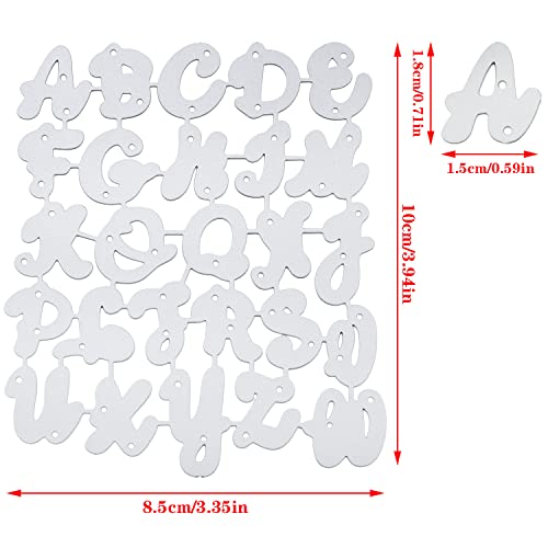 Mtqy Capital 26 Alphabet Cutting Dies Carbon Steel Diy Cutting Die For Diy Scrapbook Photo Album Decoration Process #TOP1