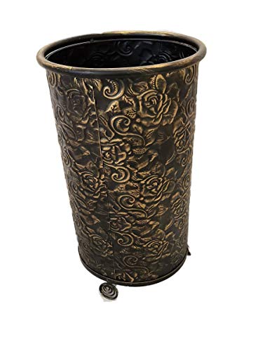 Decohouse Paraguero Originales metalicos - Decoracion Flores pasillos recibidores - 24x50cm - Regalo Barato