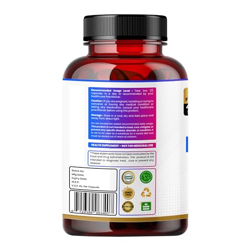 Image of Humming Herbs NAC PRO+ with N-Acetyl Cysteine, Inositol, Choline, Vitamin D3 & Zinc | 1410mg | 90 Veg Capsules | 45 Days Supply | Non-GMO & Clean Label