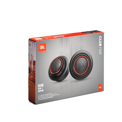 JBL Club 194T - 3/4" (19mm) Edge-Driven Dome Hochtöner, 150W Peak, 50W RMS, Empfindlichkeit (@ 2.83V): 92dB, Frequenzgang: 3kHz - 20kHz… – Ansicht 5