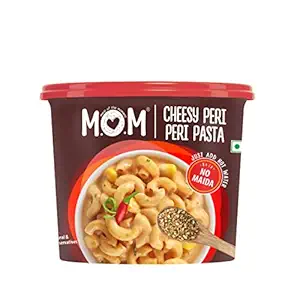Cheesy Peri Peri Pasta, 74g - Ready to eat | No Added Preservatives | Instant Meals | 100% durum Wheat