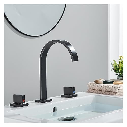 Robinet de lavabo anti-éclaboussures mélangeur trois pièces - 4