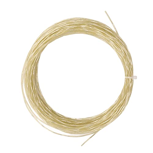 As Raquetes de Tênis Cordam o Impacto de Nylon Elástico Resistente Ao Desgaste para Esportes (Bege)