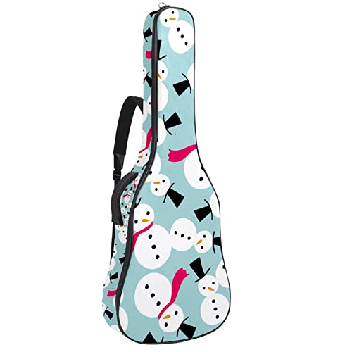 Sac à dos guitare acoustique étanche galaxie bleu 42.9" avec organiseur de sac intégré