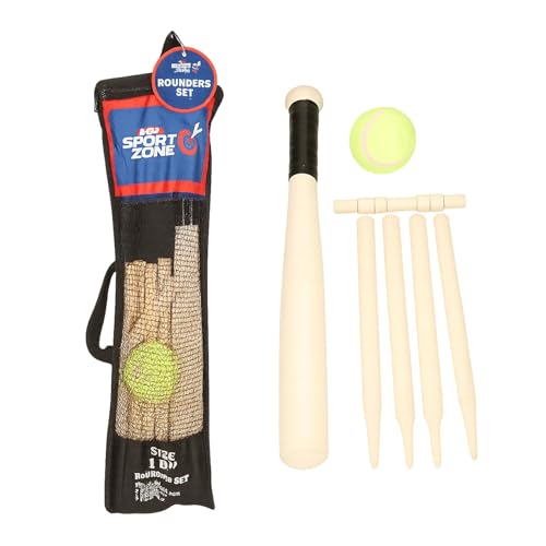 A2Z Rounders Set All In One Garden Game Kit Bat Ball Posts Carry Bag