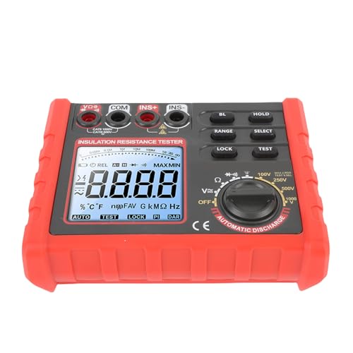 Megommètre ohm portatif avec support réglable et arrêt automatique - 2