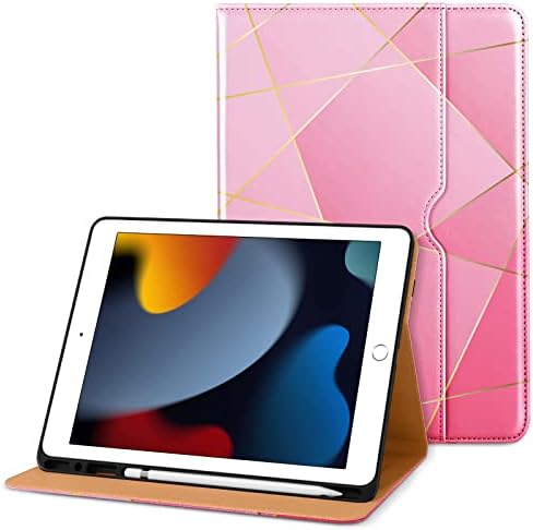 DTTO for iPad 9th/8th/7th Gen Case 10.2 Inch, Abstract Polygons