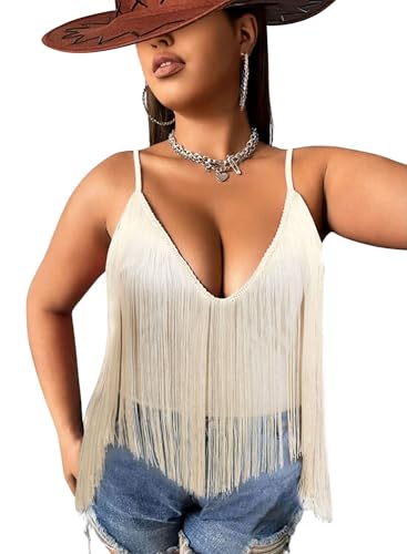 Haut à franges de cowgirl pour femme pour composer un look de festivalier