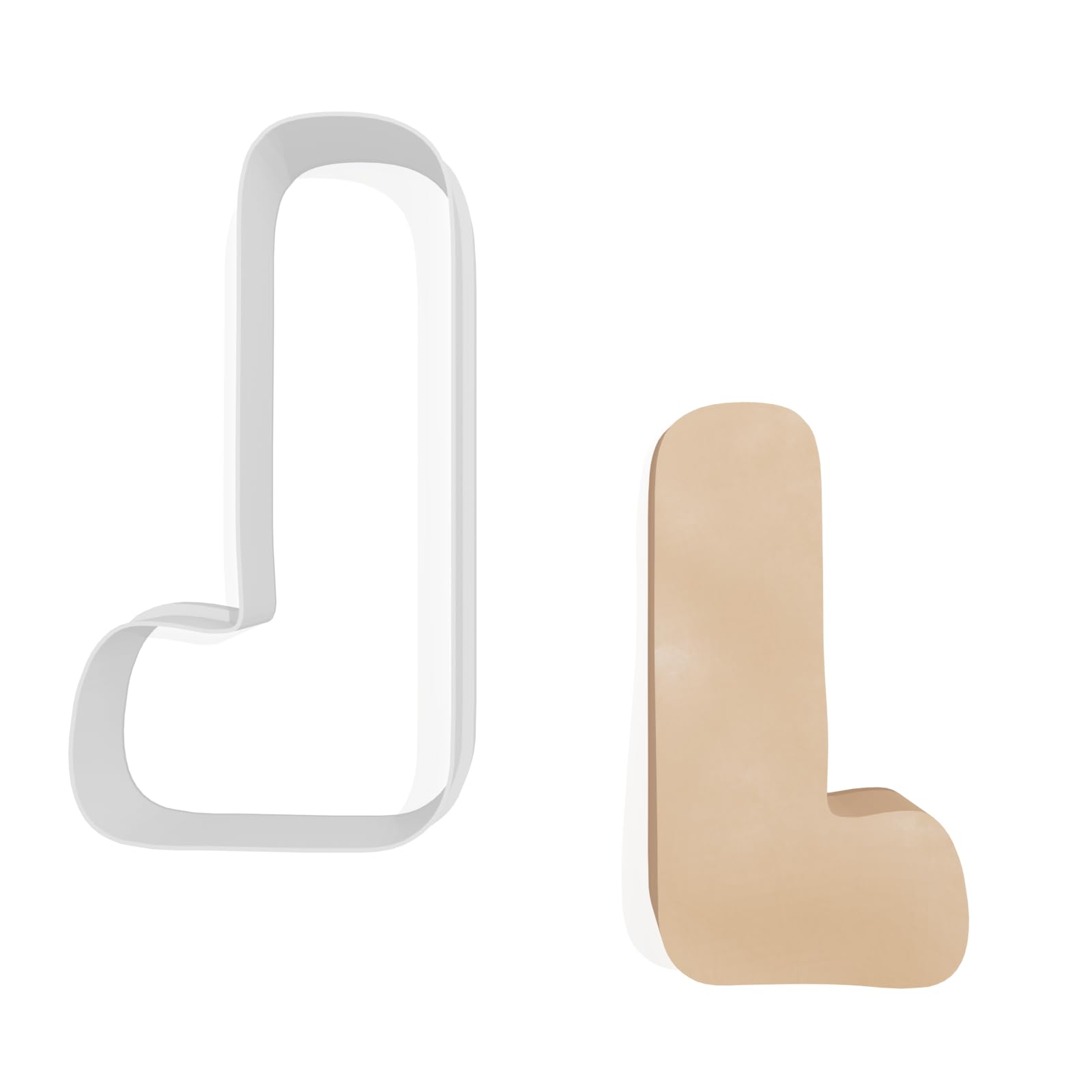 Letter L Cookie Cutter - 3 Sizes