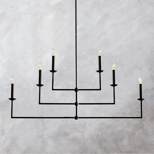 Luminaire pour le salon en fer forgé bronze dimmable CFWSHJ