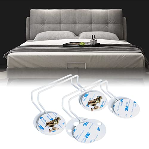 Fvxfdcbb Pinza de colchón Antideslizante de 4 Piezas, Tope de colchón Antideslizante, Barra de retención de colchón, Pinza de Almohadilla de Metal de fácil instalación Cover