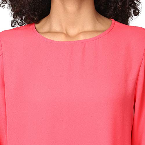 Image of Harpa Women's Synthetic Round Neck Regular Fit Top