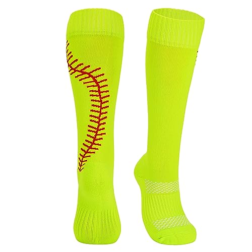 Image of Century Star Softball Baseball Socks for Women Girls Youth Multi-sport Athletic Socks
