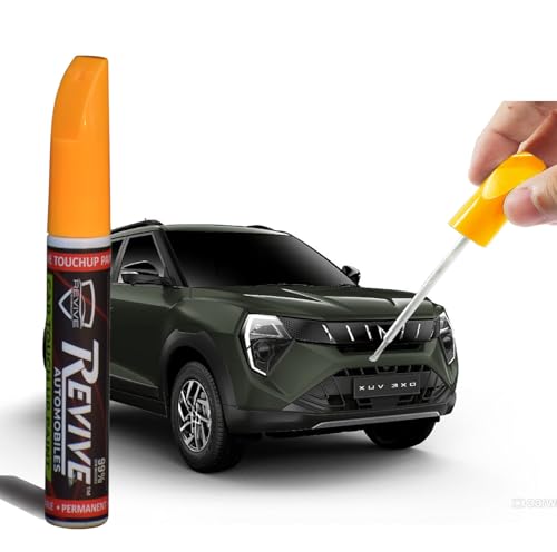 Image of Mahindra XUV 3XO colors Revive touchup paint pen, factory Quality & matched 2K paint (Deep Forest (MM9610))