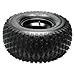 Kemblawolf 2 Pack 18x9.50-8 18x9.50-8 ATV Off-Road Tire Wheel with Steel Rim, Tubeless Knobby Tire for Go Kart, Quad, Dune Buggy, 4-Wheeler, 4x110mm Bolt Pattern, Fits 110cc 125cc 150cc 200cc 250cc