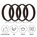 4pcs Replacement Gasket Compatible with Gatorade Water Bottle, Silicone Lid Seal Replacement for 30 oz Gatorade Gx Bottle Rubber Seal Ring Replacement Accessories Part for 30oz Gatorade GX Pods