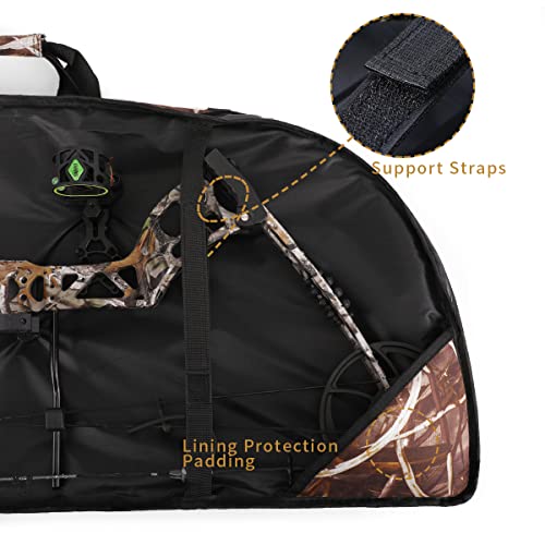 image for LWANO Compound Bow Case Light-Weight Soft Bow Bag with Arrow Pocket an