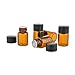 Produktbild HugeDE 25 Stück Klein Leer Glasflaschen Braunglasflasche Ätherisches Öl Flaschen 2ml