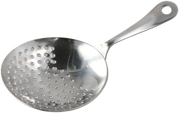 Stainless Steel Julep Strainer Cocktail Strainer Spoon for Drink Home Kitchen Bar Strainer Fine Mesh Strainer Tea Strainers for Loose Tea