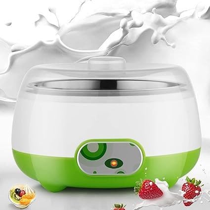Classic Portable Yogurt Maker Stainless Steel Inner Container with Temperature Control Homemade Fresh Yogurt & Curd Dahi Maker 1 Litre (Pack of 1)-image-16