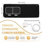 Grounding Mat Earthing UK,Grounding Mat,30x100cm Earthing Sheets for Improved Sleep Stress,Balance,Reduced Anxiety for Use at Home,Office,Work Ground Universal Pad for Health - Image 3