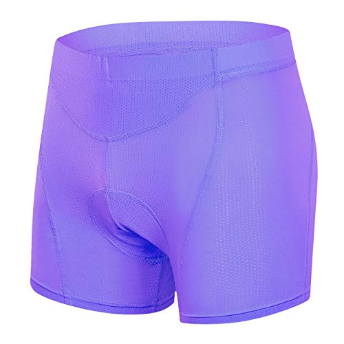 NICEWIN Women Bicycle Shorts High Waist Padded Underwear Cycling