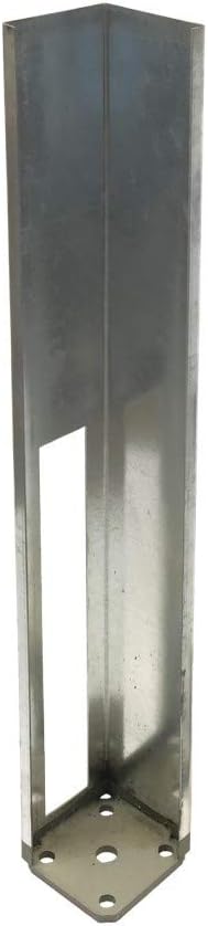 5"x5" Vinyl Fence Concrete/Wood Post Mount Tower with Mounting Kit (5"x5"x24")