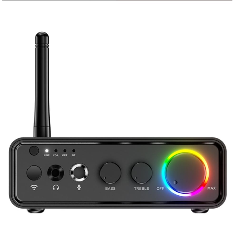 Trasmettitore Ricevitore Audio Bluetooth 5.3 per TV Stereo Domestica, Adattatore Audio HiFi Wireless Bluetooth A Bassa Latenza