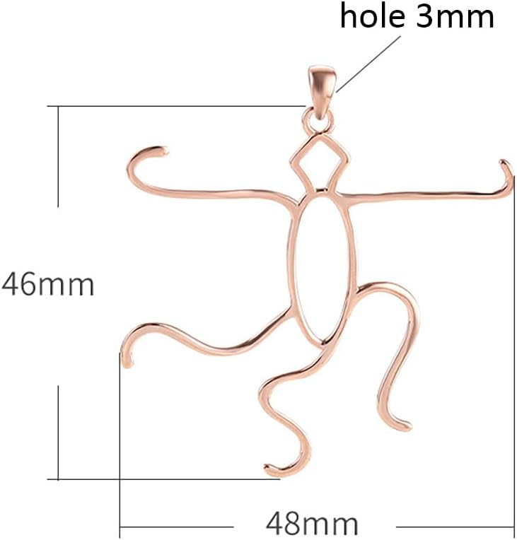S925 Sterling Silver Irregular Gemstone Claw Pendant Setting Cabochon Blank Pendant Charms for DIY Necklace Jewelry Making Supplies