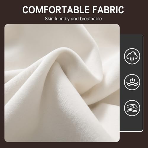 Sillón plegable de terciopelo beige miniatura 3