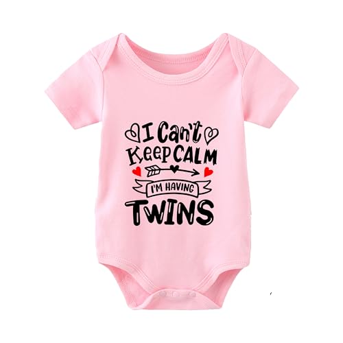 Image of AOUYOA Baby Twins Bodysuits I Can