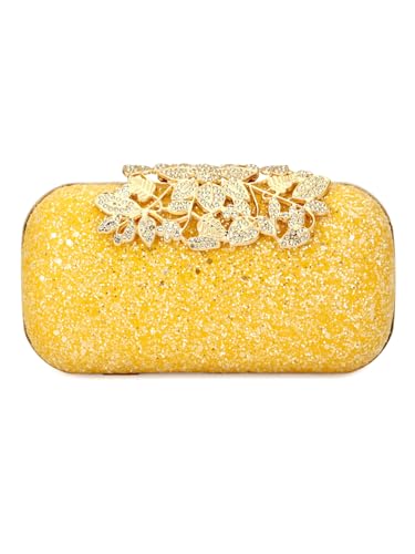 Image of TOOBA Women's Clutch, Metallic Yellow
