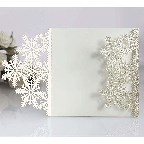Cartes d'invitation de mariage en papier perlé brillant d'exception chic