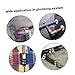 FELTECHELECTR 130pcs Stainless Steel Hose Clamp Set Heavy Duty Pliers Single Ear Hose Clamps for Home Automotive and Industrial Use