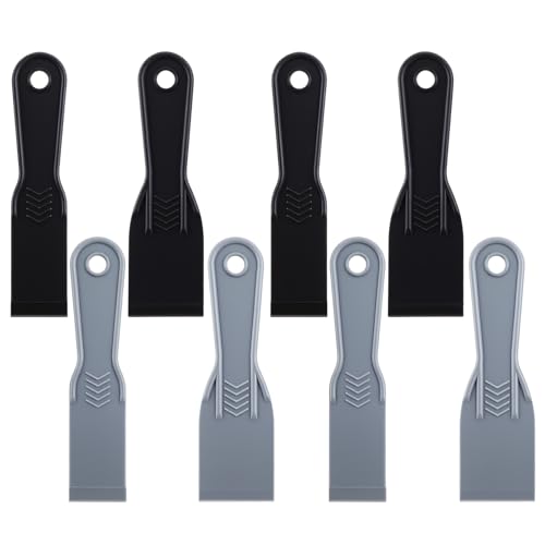 8 Stück Kunststoffspachtel Zubehör Set Kunststoff Spachtel Spachtelmesser Farbschaber Kittmesser Werkzeug...