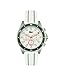 Produktbild Lacoste Chronograph Quarz Uhr für Herren Kollektion MAINSAIL mit Weisses Silikonarmband - 2011362