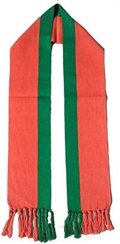 Sheela Ad Makers Cotton BJP Flag Colour Printed Scarf