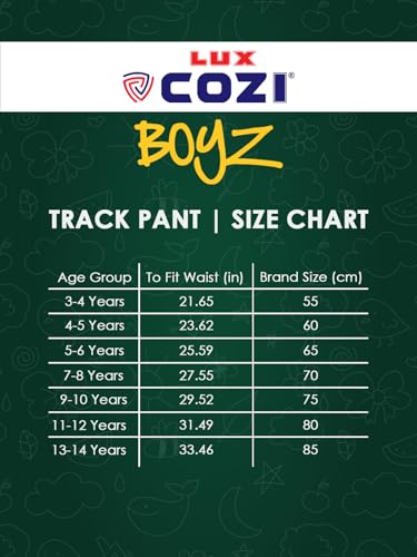 Image of Lux Cozi Boy's Regular Fit Joggers Track Pant| Cotton Lowers and Pajama for Boys | Pack of 1