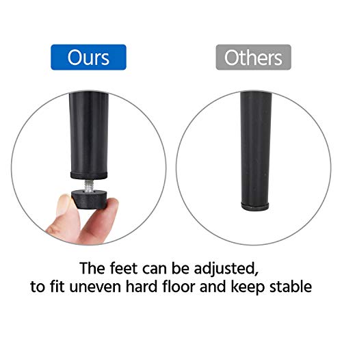 Yaheetech Metal Dining Chairs Bar Chairs With Metal Legs Pu Leather Seat Indoor Classic/Chic Cafe Trattoria Kitchen Restaurant Black, Set Of 2 #TOP7