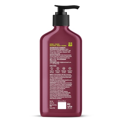 Image of Botanic Hearth Kakadu Plum Shampoo Infused With Hemp Seed Extracts & Ceramide | Clarifying Shampoo To Defrizz, Hydrate & Strengthen Hair | Paraben & Sulfate Free | For All Hair Types, 16 Fl Oz