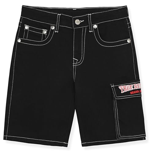 Image of True Religion Boys Short Sets for Kids | Boys Jean Shorts and Tee Shirt Clothing Set
